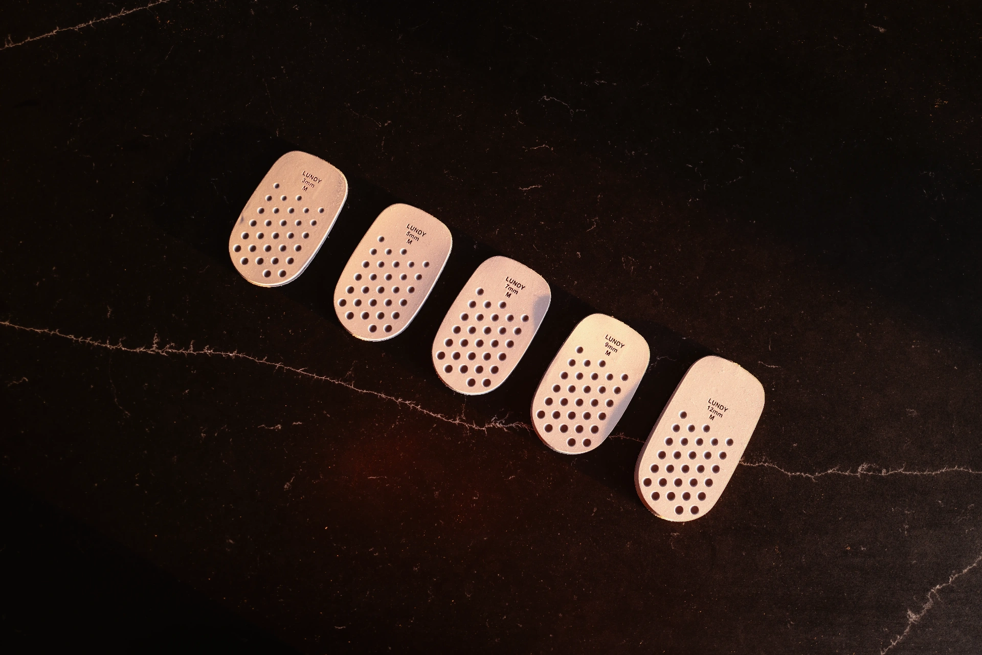 Lundy Lifts — silicone heel lift detail
